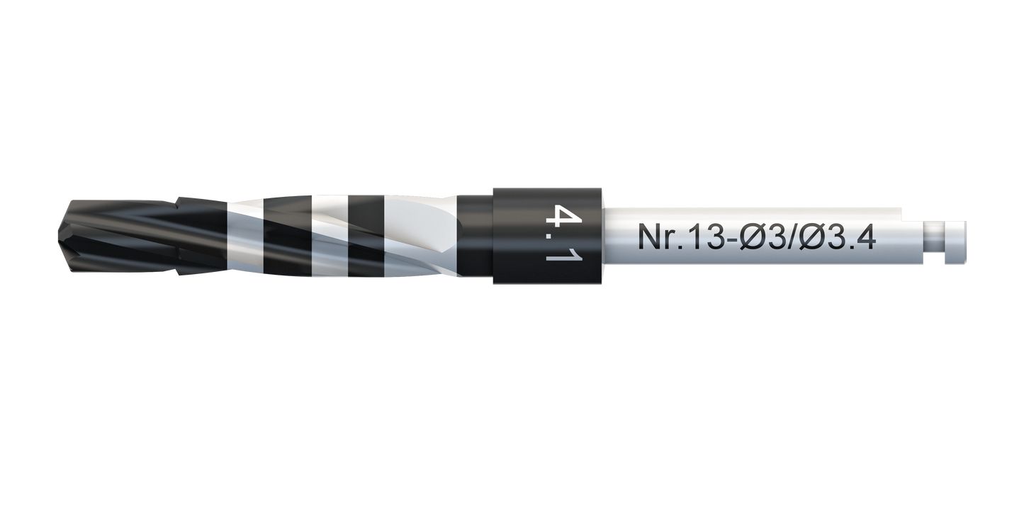 4,1 Soft Bone Drill - Long Ø 3,4 - Ø 3,6mm