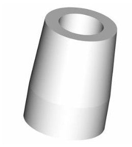 Plastic Castable Coping incl. screw RS-PCC