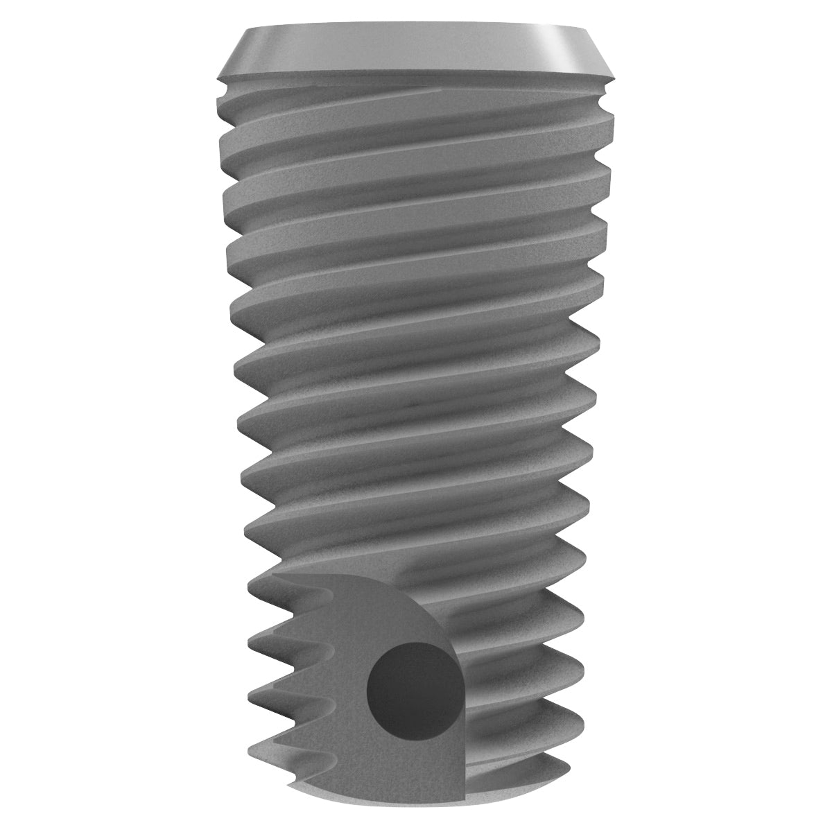 Vent Implant Machined, Ø 4.1mm, L8mm w. TVSCS