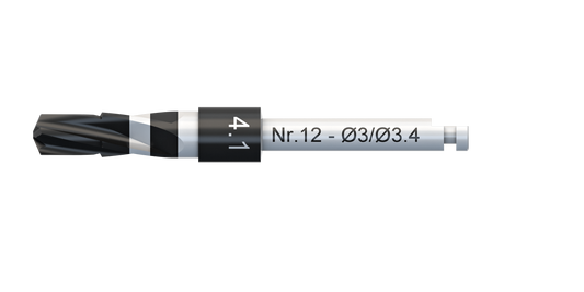 4,1 Soft Bone Drill - Short Ø 3,4 - Ø 3,4mm